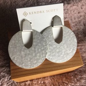 Kendra Scott silver Diane earrings